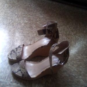 Summer Snake skins wedges